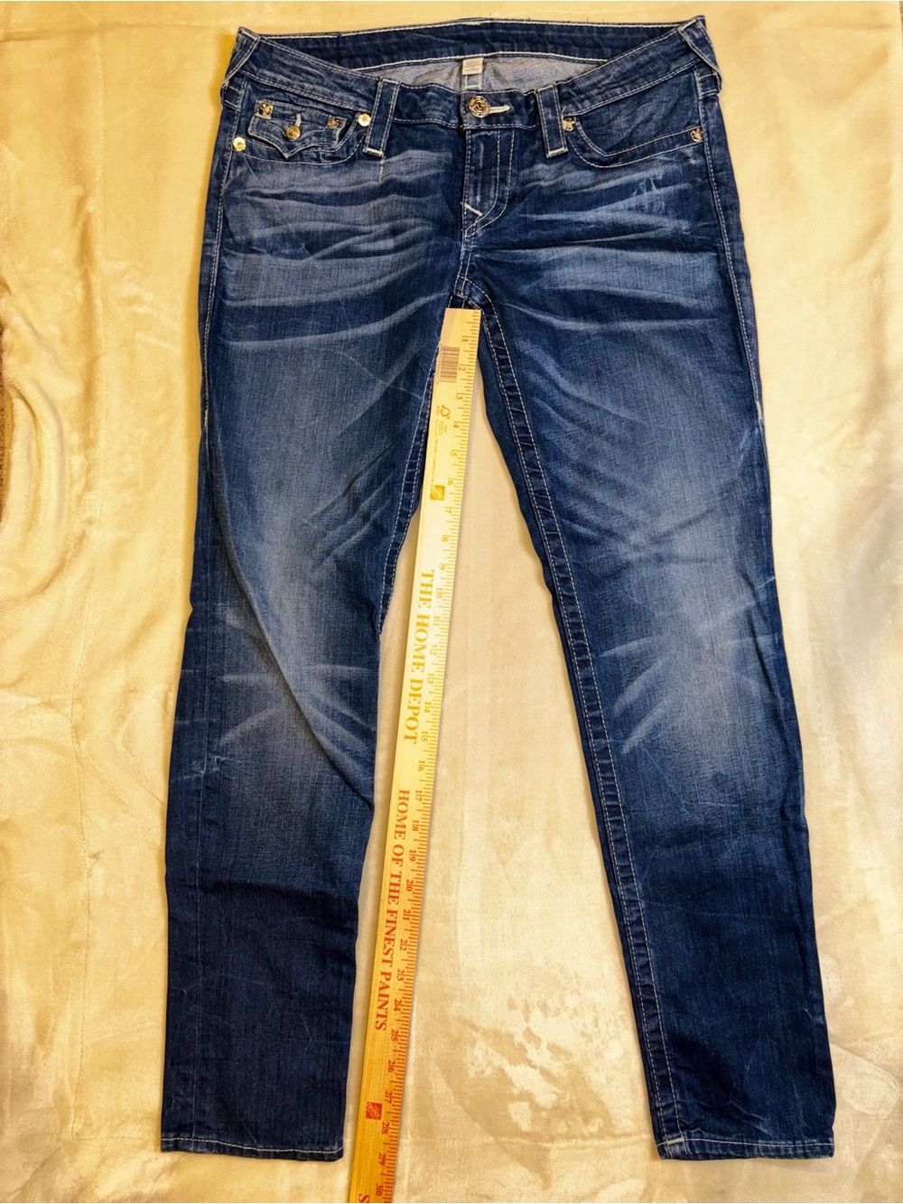 True Religion Women’s Dark Indigo Skinny Jeans